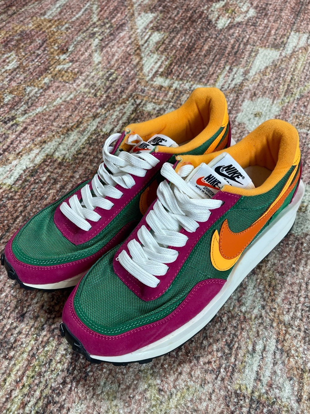 Nike Sacai X LDWaffle in Pine Green Men’s Size 7 Women’s 8